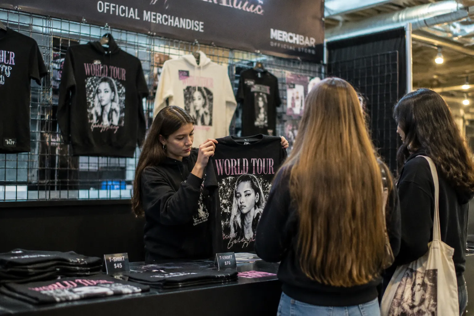 Verify authentic pop star tour merch against common fakes